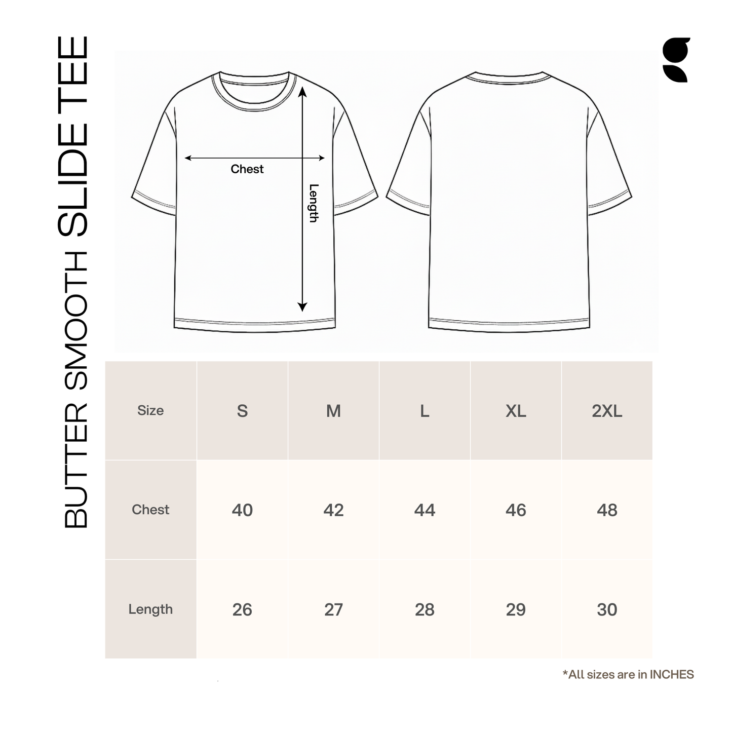 Butter Smooth Slide Tee | Mist Black