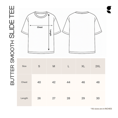 Butter Smooth Slide Tee | Mist Black