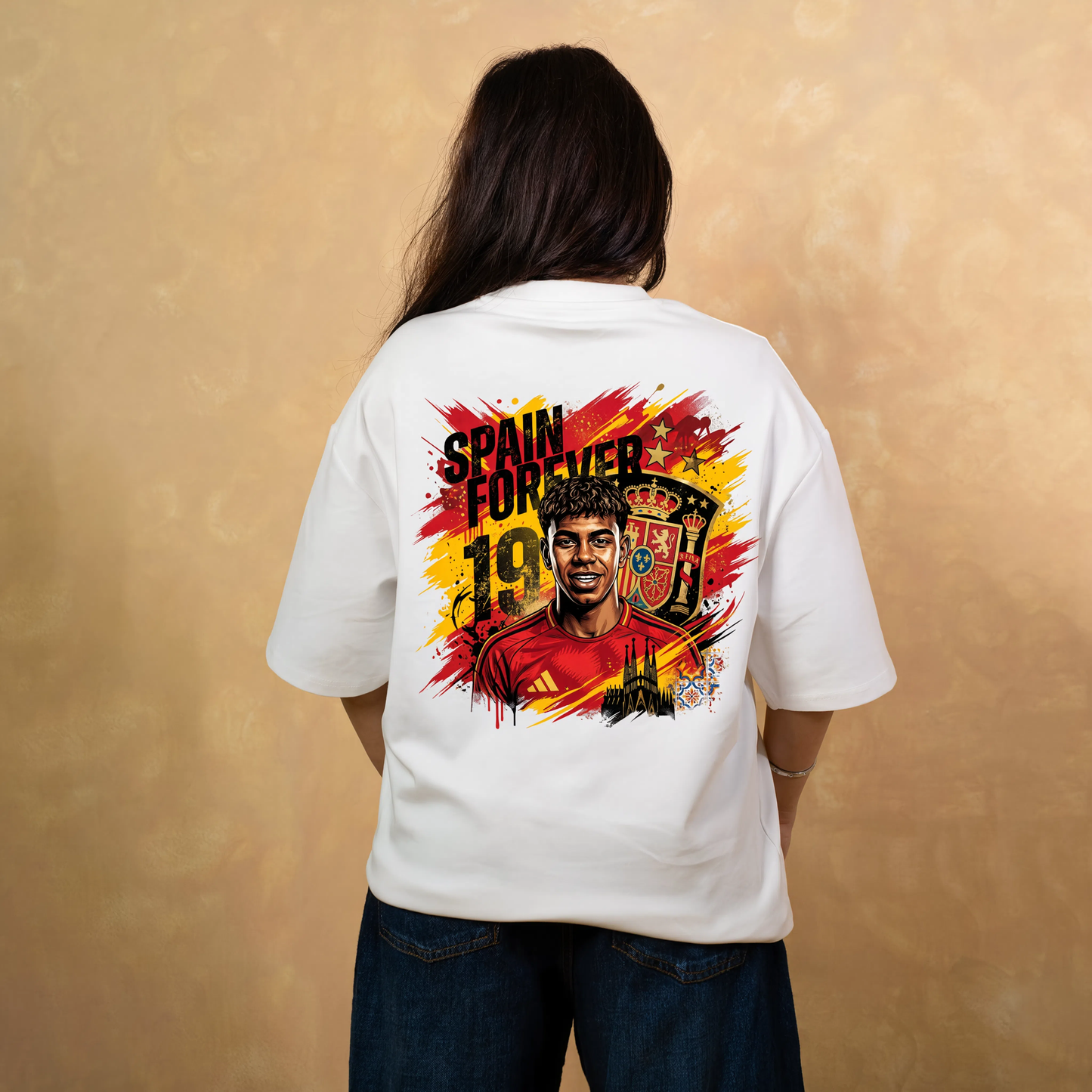 Spain | Fifa World Cup 2026 Fan Tshirts (Drop Shoulders)