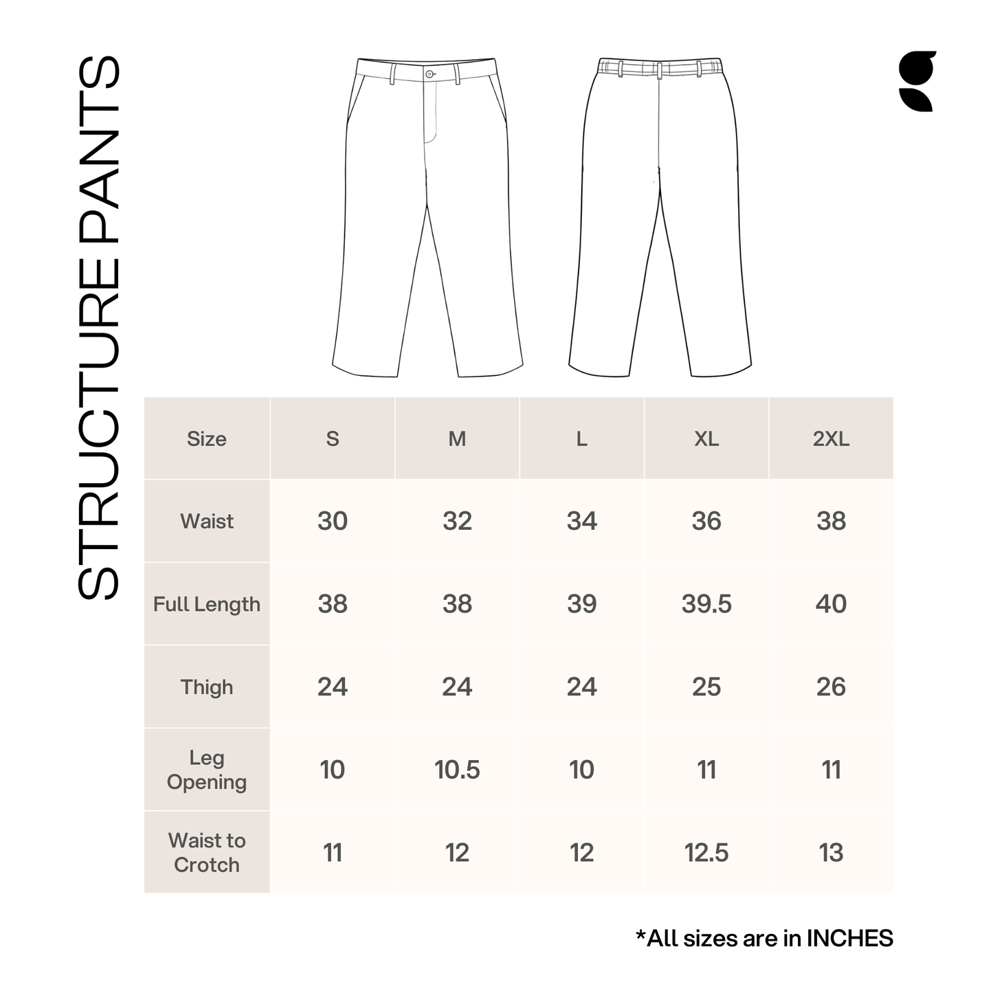 Structure Pants – Onyx Black