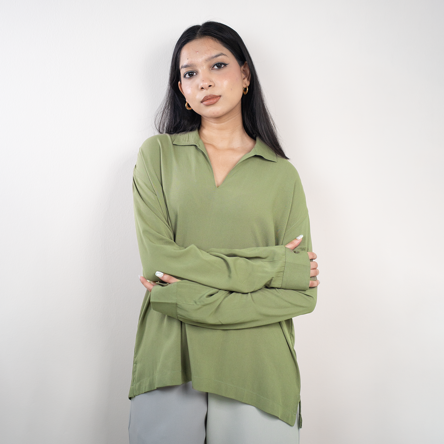 V-Neck Katua | Sage