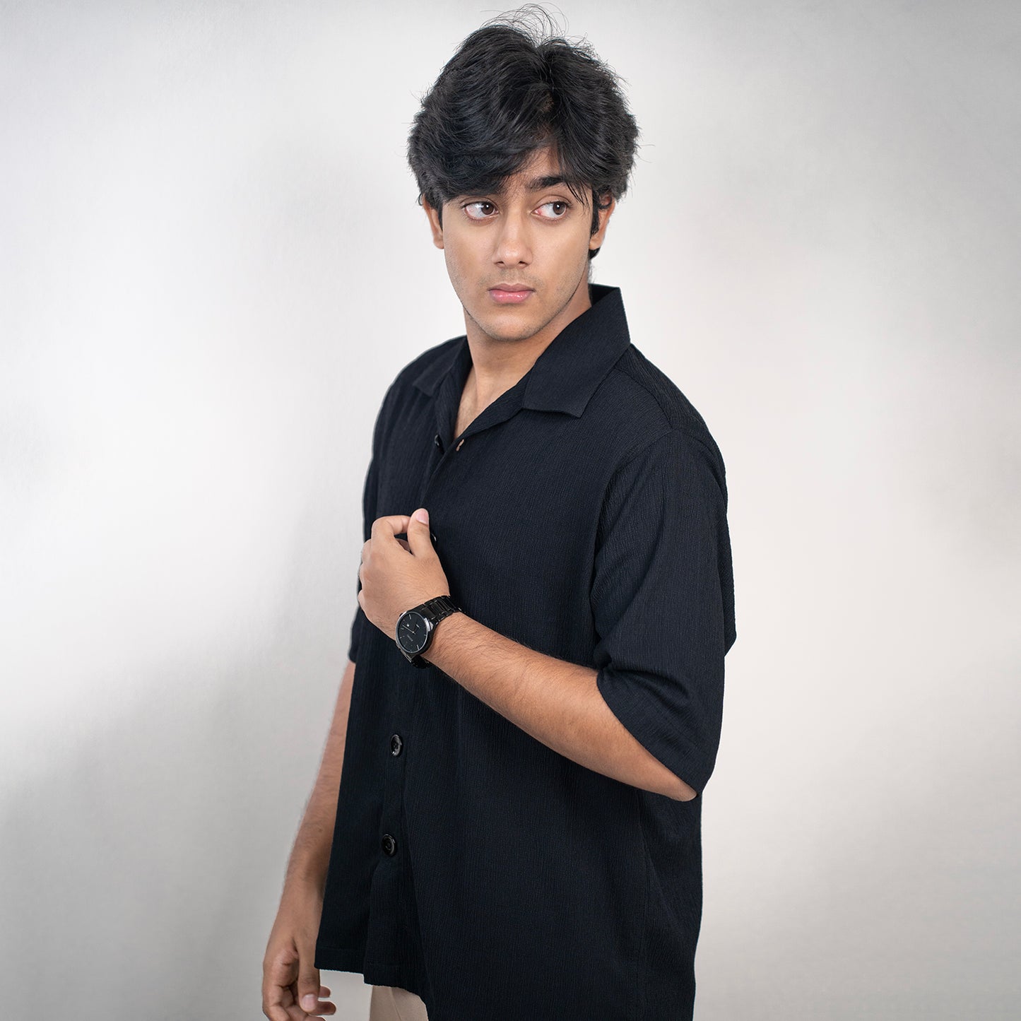 GB Signature Shirt । Graphite Black