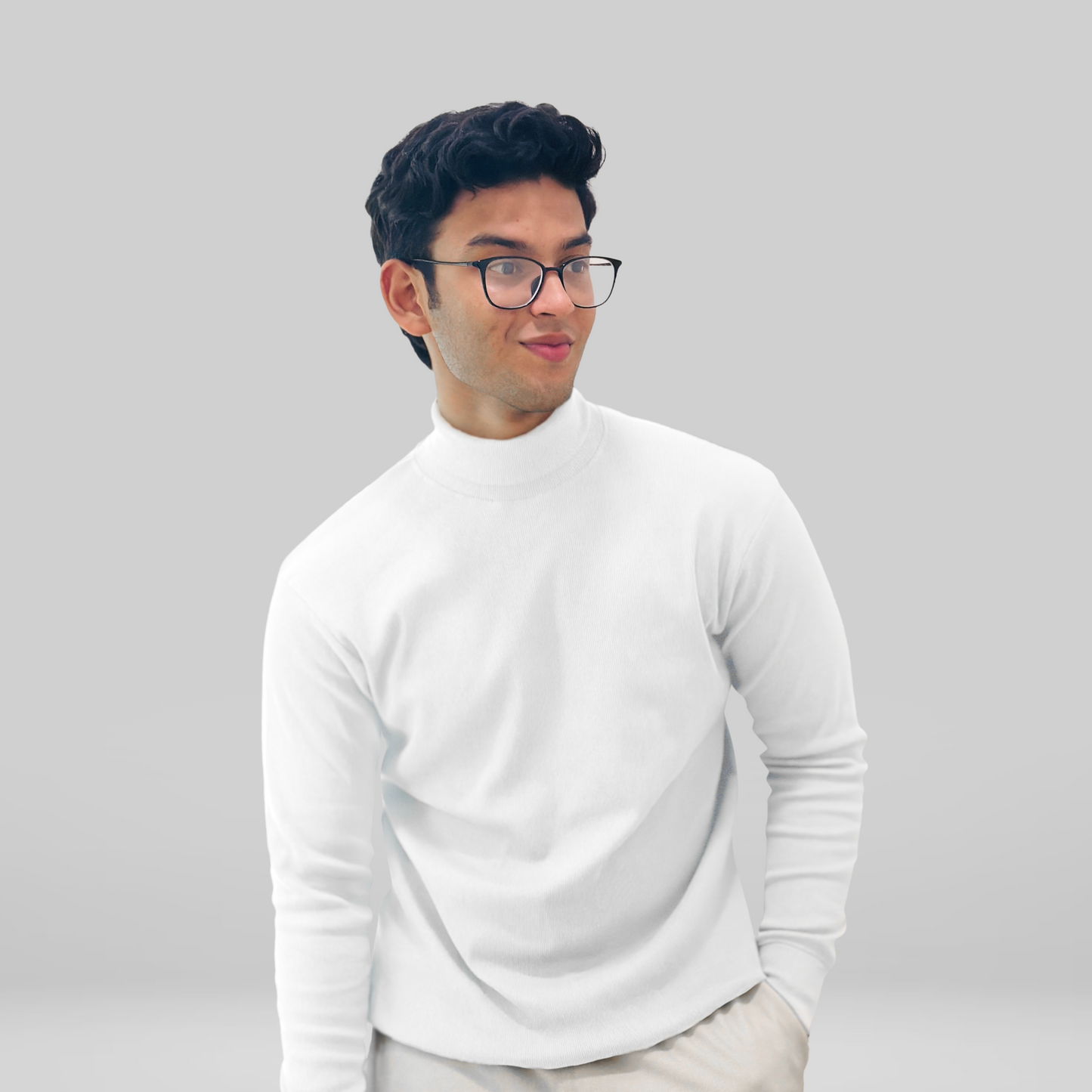 Turtle Neck White 2025