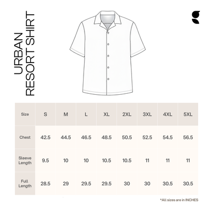 Urban Resort Shirt   |  Black