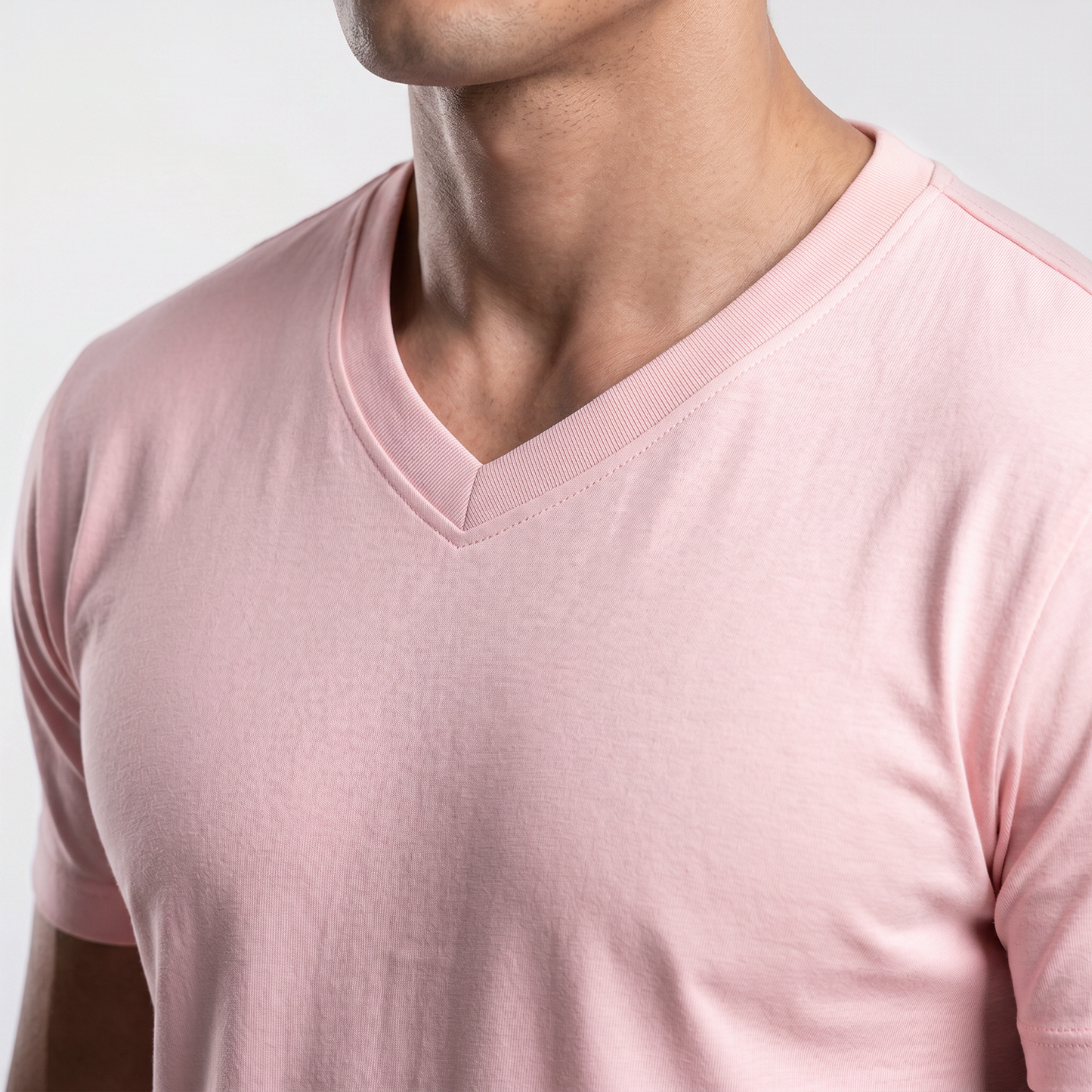 V Neck  |   Baby Pink