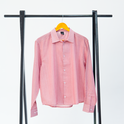 OOTD Boxy Fit Shirt । Red