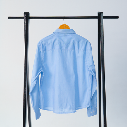 OOTD Boxy Fit Shirt । Blue