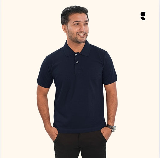 Solid Polo | Navy