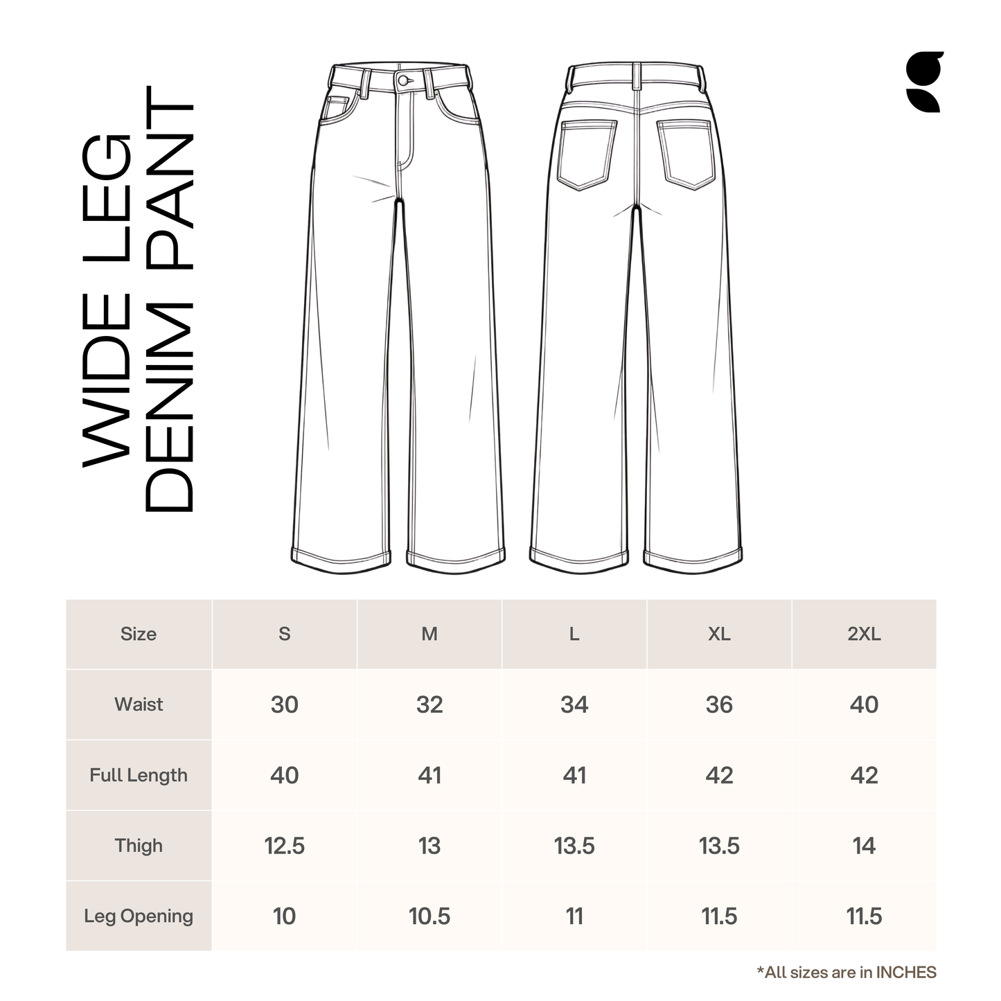 Wide Leg Denim Pant    Light Bleach