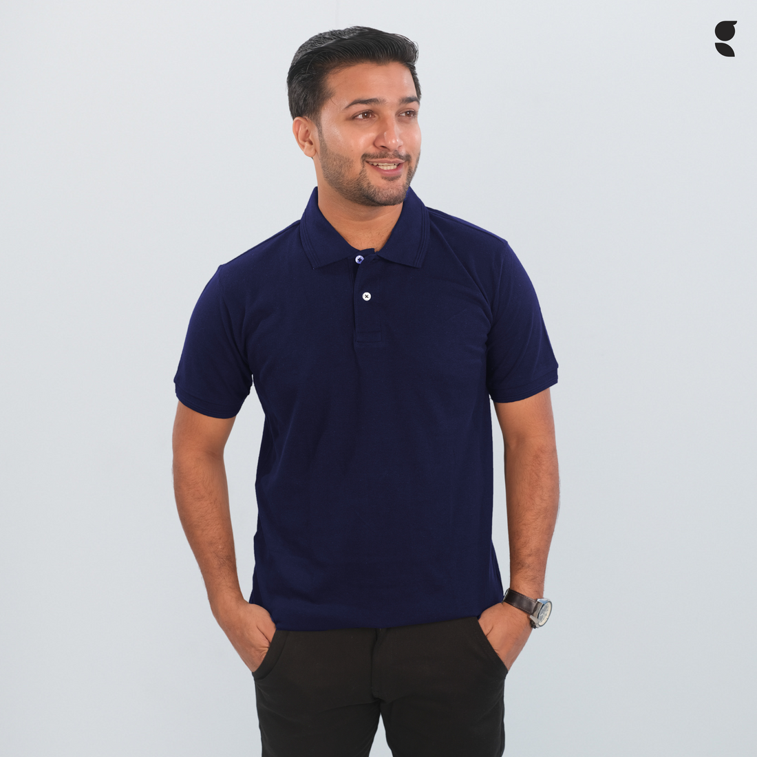 Solid Polo | Navy – GoodyBro