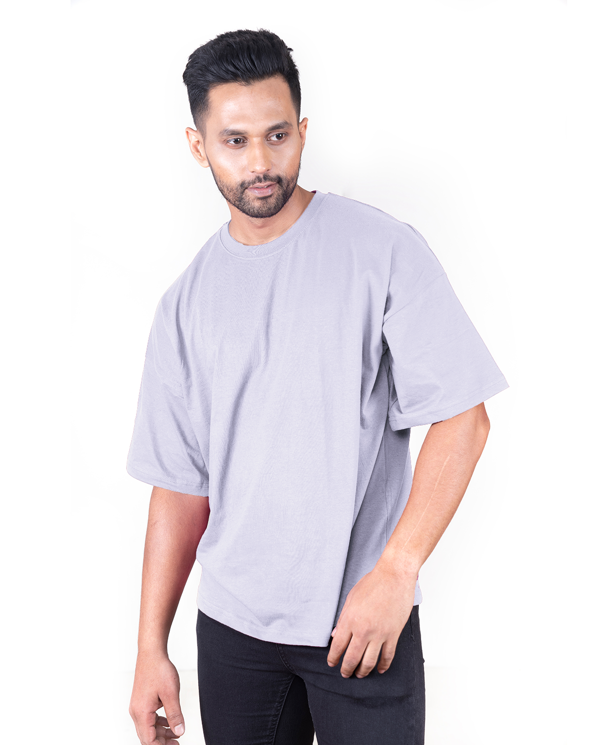Drop Shoulder Pastel Lilac