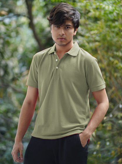 Solid Polo | Sage