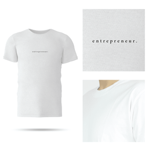Statement T-shirt | Entrepreneur White POD GoodyBro 