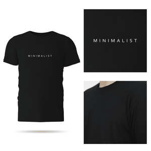 Statement T-shirt | Minimalist Black POD GoodyBro 