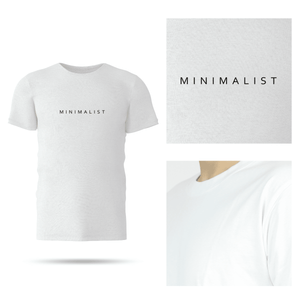 Statement T-shirt | Minimalist White POD GoodyBro 