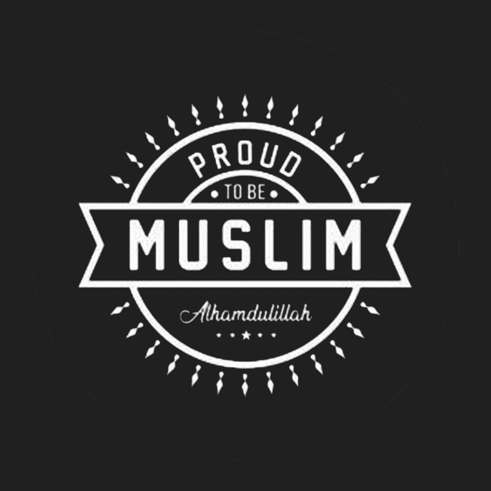 GoodyBro Printed Black Tee | Proud to be Muslim