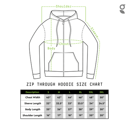 Zip-Through Hoodies | Ruby Hoodie GoodyBro 