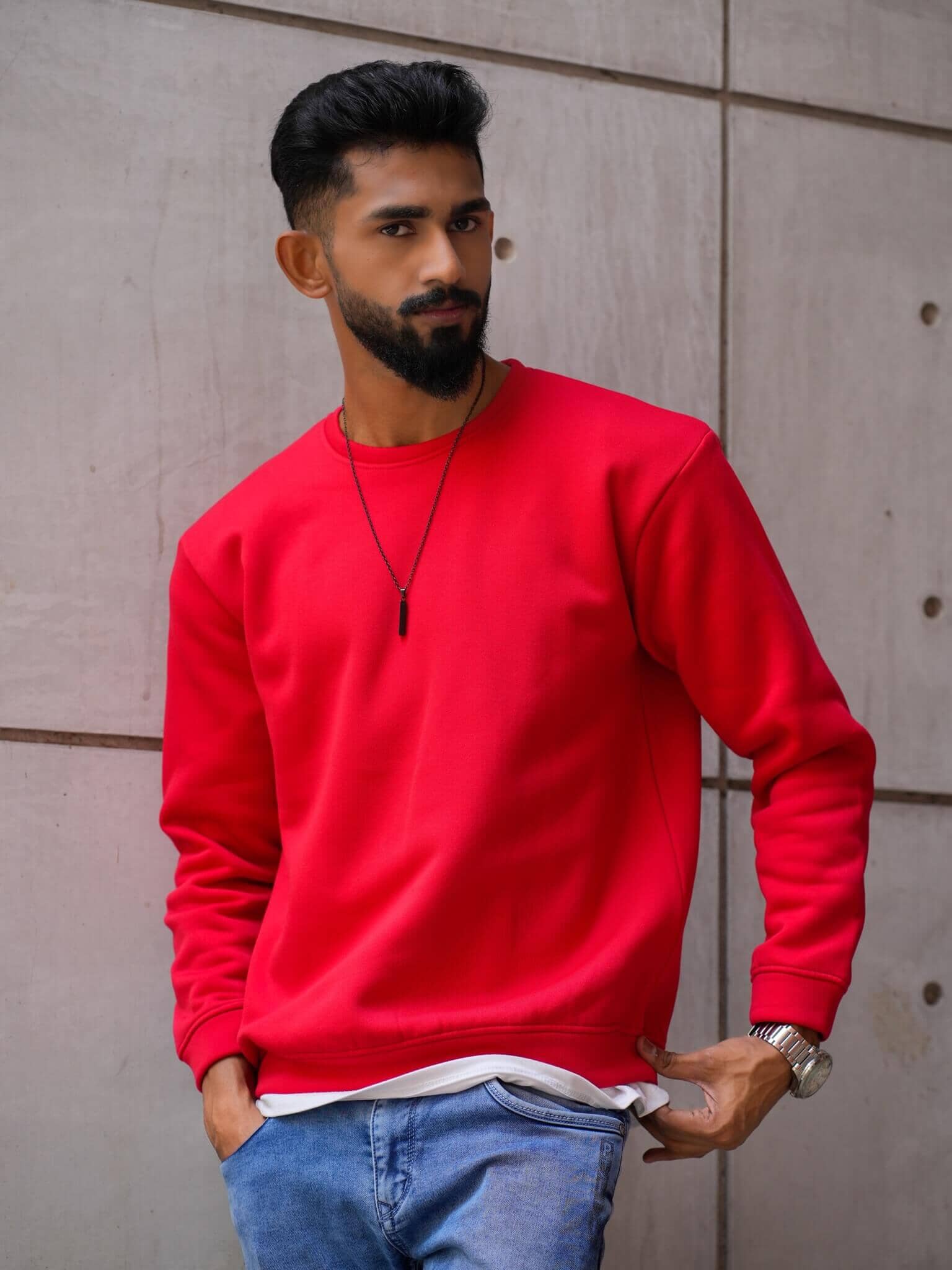 Crimson Red Sweatshirt – GoodyBro