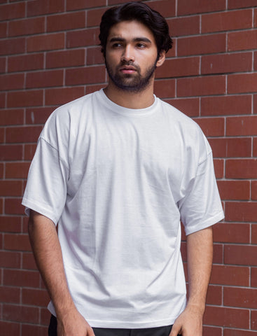 Drop Shoulder White Drop Shoulder GoodyBro 