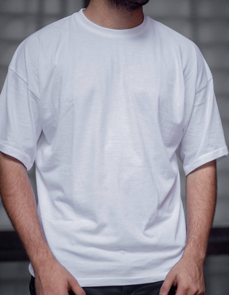 Drop Shoulder White Drop Shoulder GoodyBro 