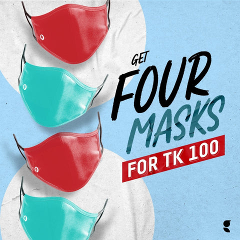 Face Mask (Pack of 4) Mask GoodyBro 