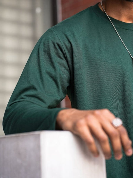 Round Neck Forest Green Full Sleeve BasicX GoodyBro 