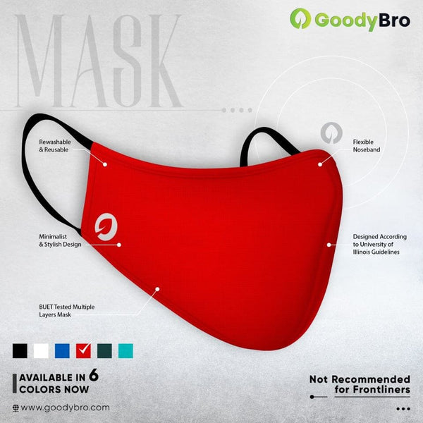 Stylish Mask - Red Mask GoodyBro 