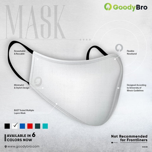Stylish Mask - White Mask GoodyBro 