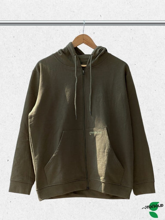 Zip-Through Hoodies | Olive Hoodie GoodyBro 