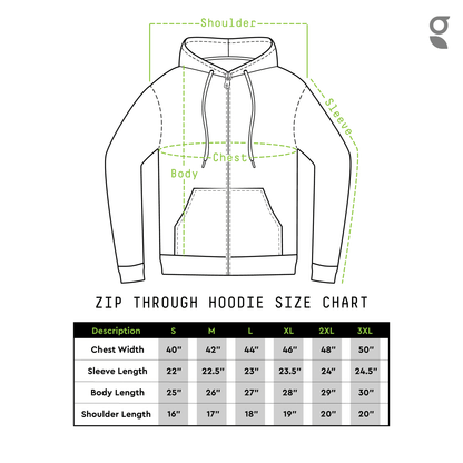 Zip-Through Hoodies | Olive Hoodie GoodyBro 